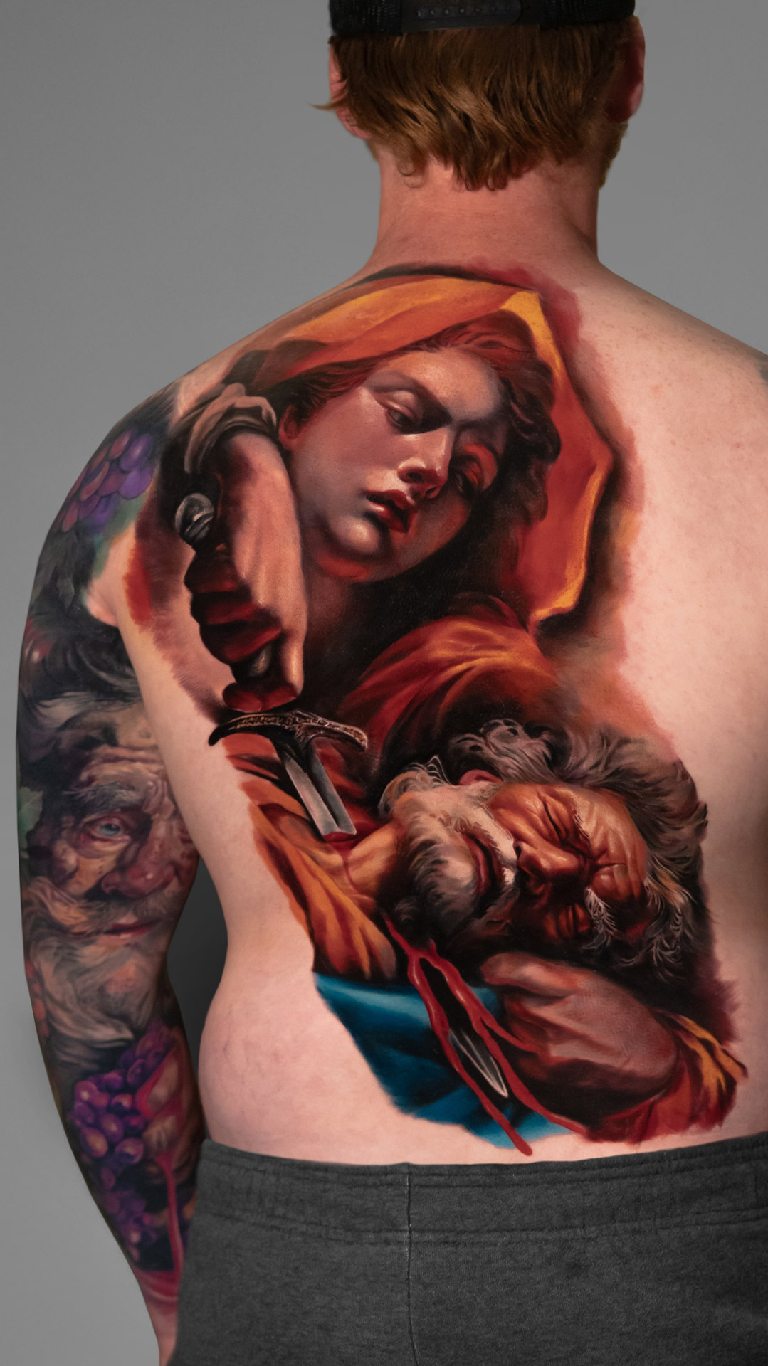 Color realism tattoo by Tony Vilella