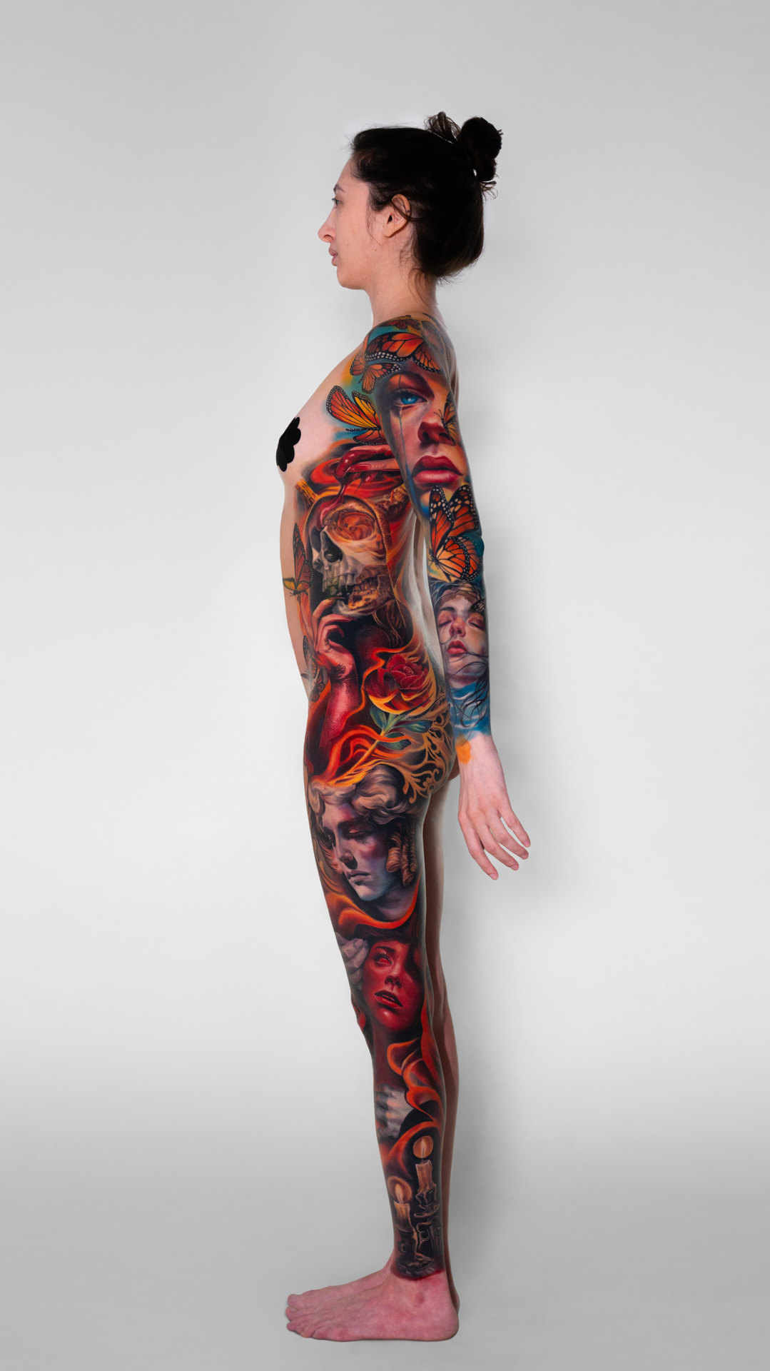 Full left-side body piece